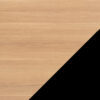 True Oak Paired with Black