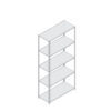 5 Shelf Unit - Open