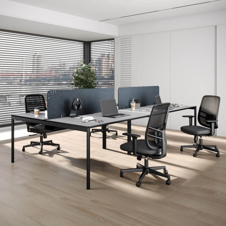 RADIUS SYSTEMS DESK WITH STONE GREY TOPS