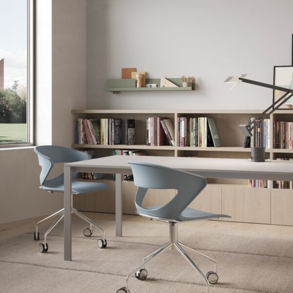Two chairs and a working desk Brand story