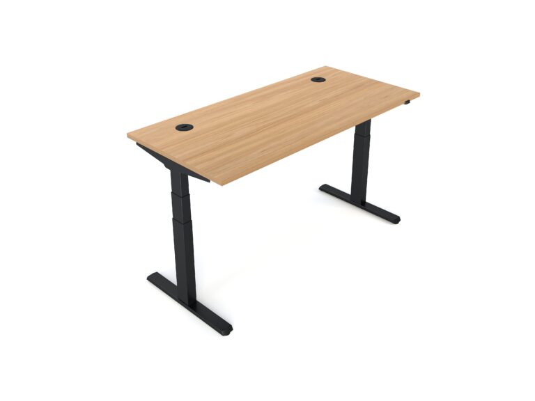 EVO_BLACK LEGS NATURAL WALNUT TOP VIEW 1