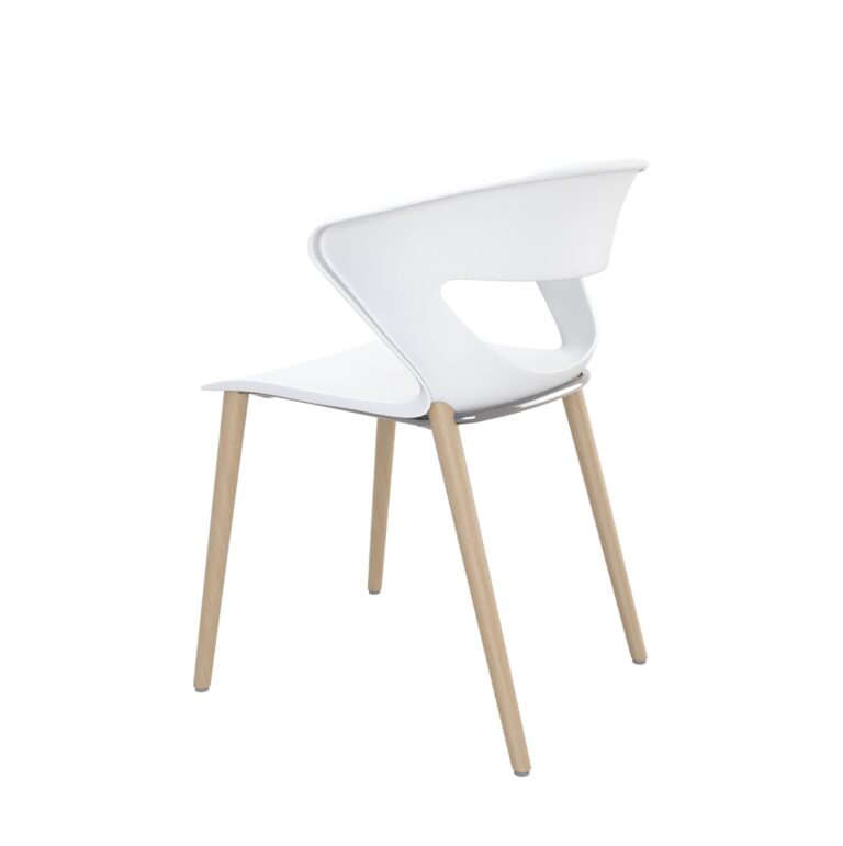 kicca wood in white view 3