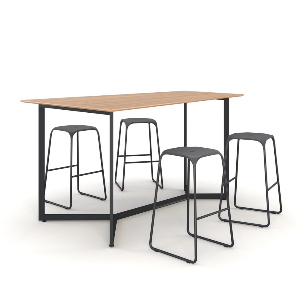 Y-FRAME LITE HIGH TABLE ON WHITE