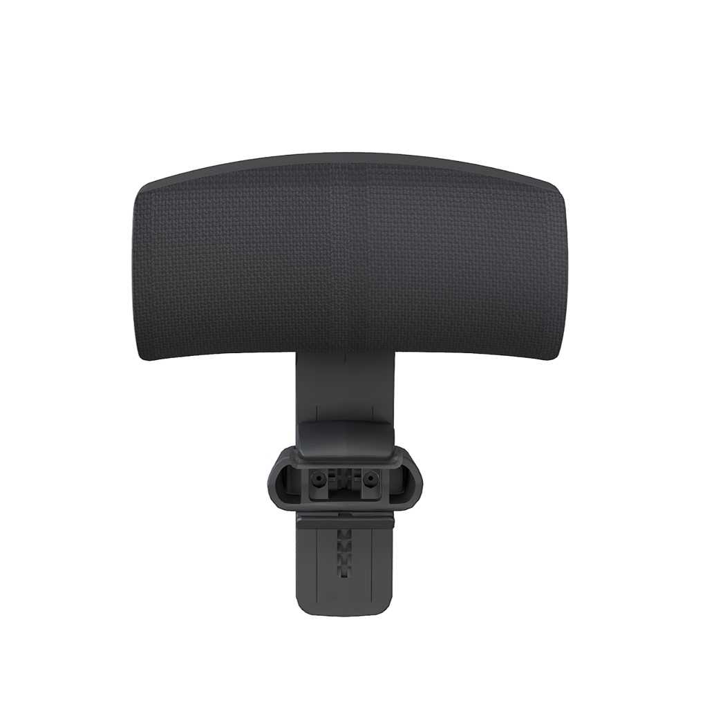 chic black headrest front view