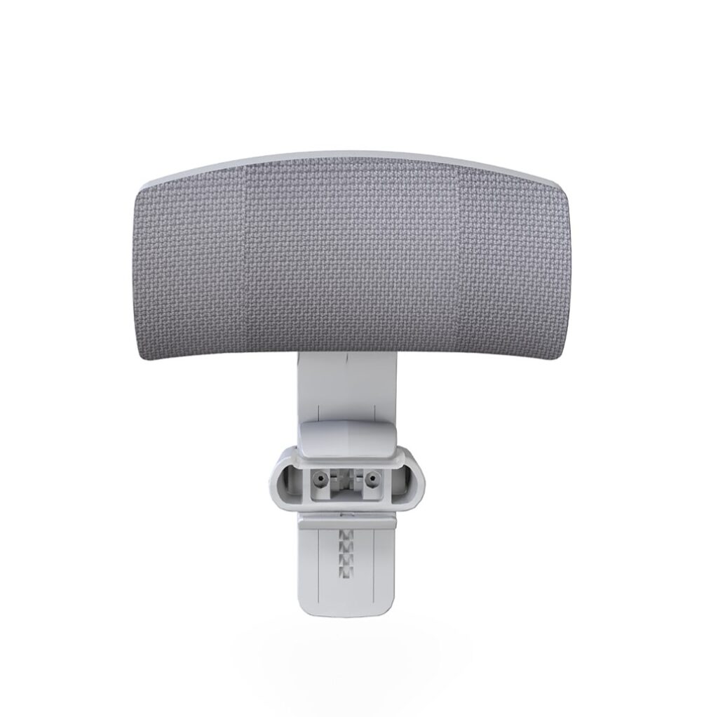 chic grey headrest front view