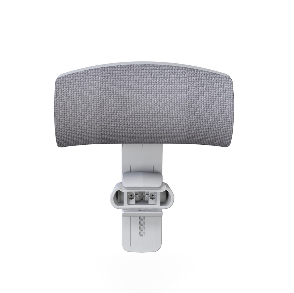 chic grey headrest front view